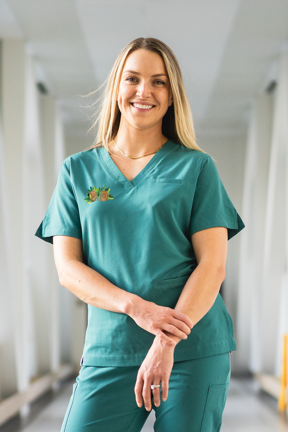 Botanical Anatomy - Codi Scrub Top