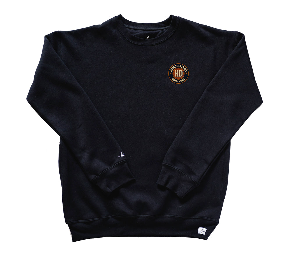 Regina General Hospital Hemodialysis Unit - Round 2 - Pocketed Crew Sweatshirt