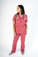 The Mama Coach - Sophie Straight Cut Scrub Pants - Lubdub Apparel