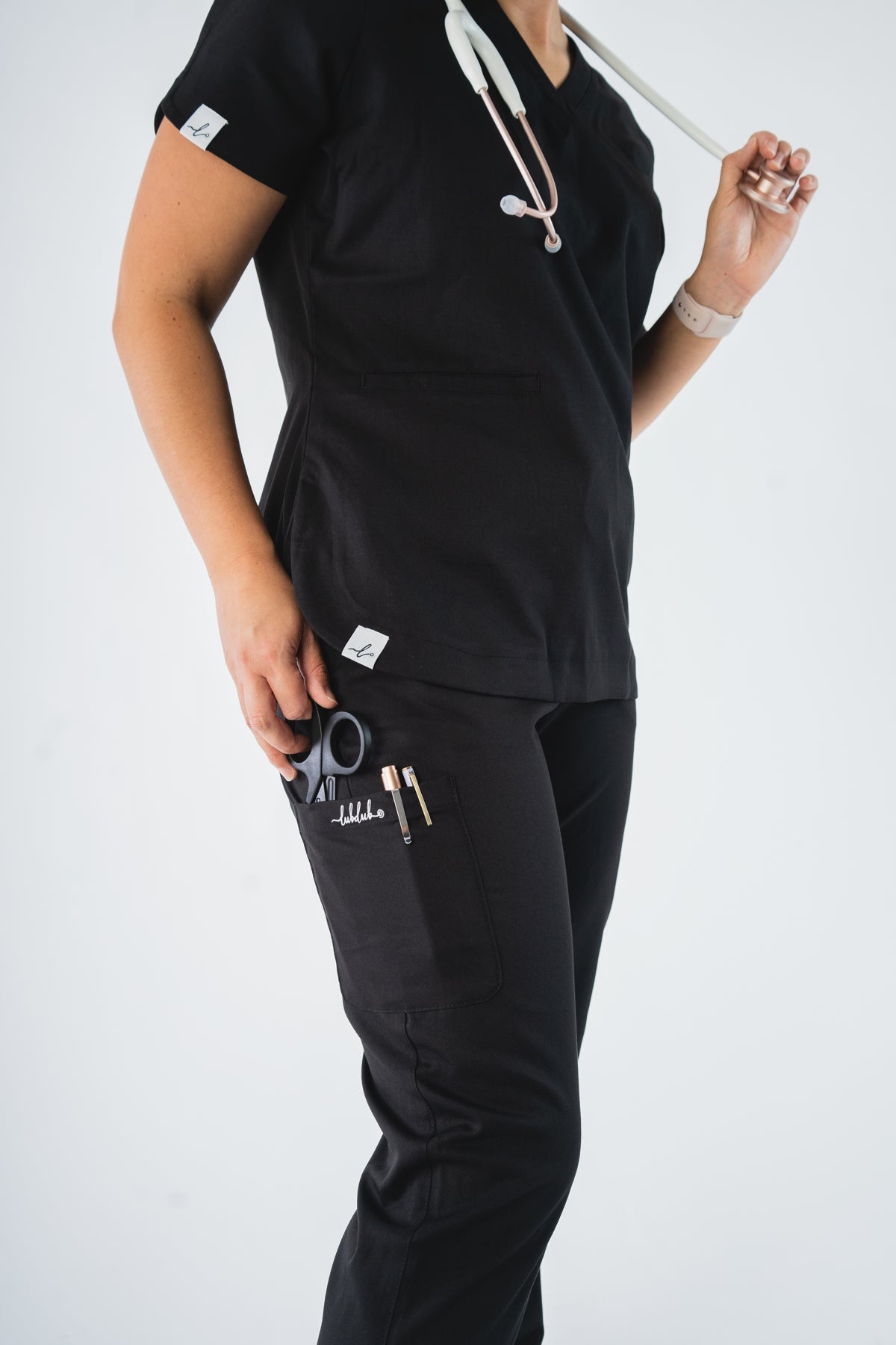 Sophie Straight Cut Scrub Pant -TALL - Lubdub Apparel