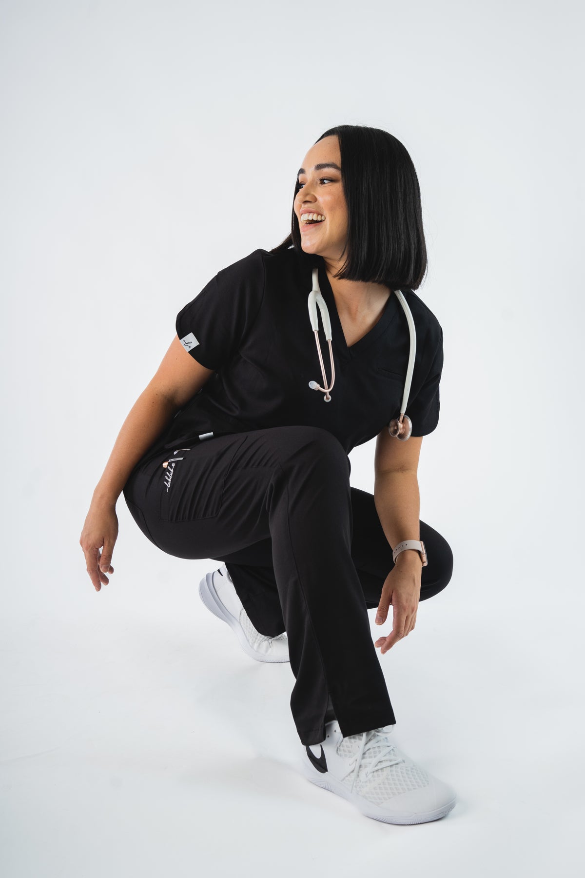 Sophie Straight Cut Scrub Pant - PETITE - Lubdub Apparel