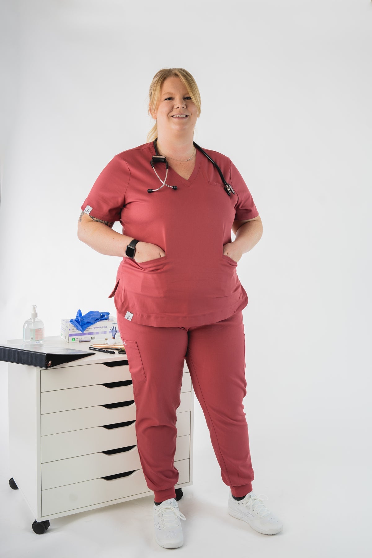 The Mama Coach - Emma Jogger Scrub Pants - Lubdub Apparel