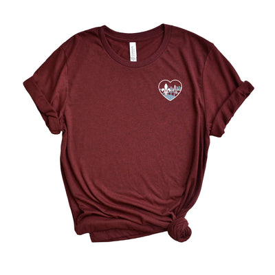 Quebec ECG Heart - Shirt
