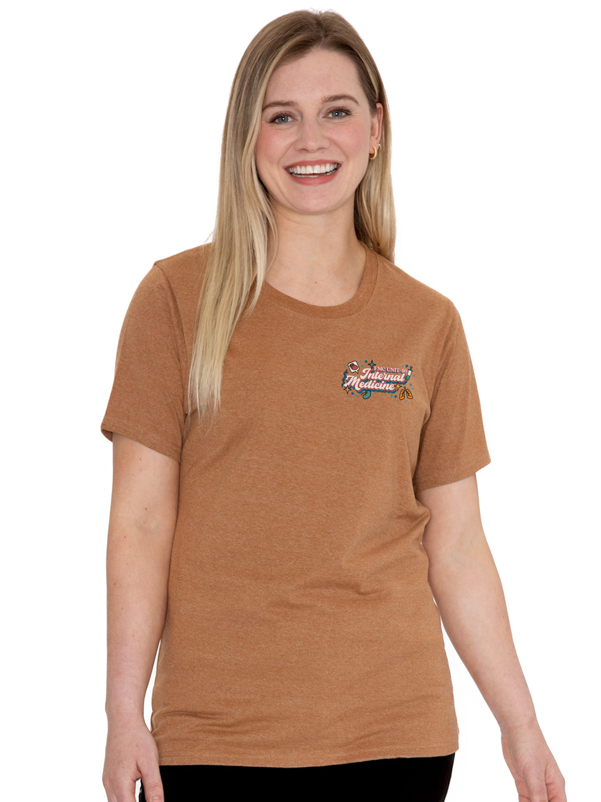 Foothills Medical Center Unit 46 Internal Medicine - Women's Elevated Shift Tee