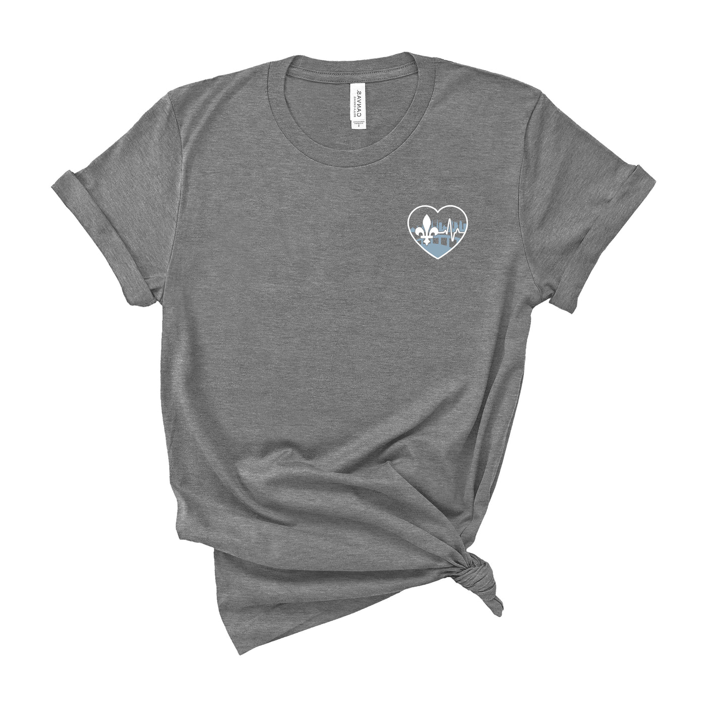 Quebec ECG Heart - Shirt
