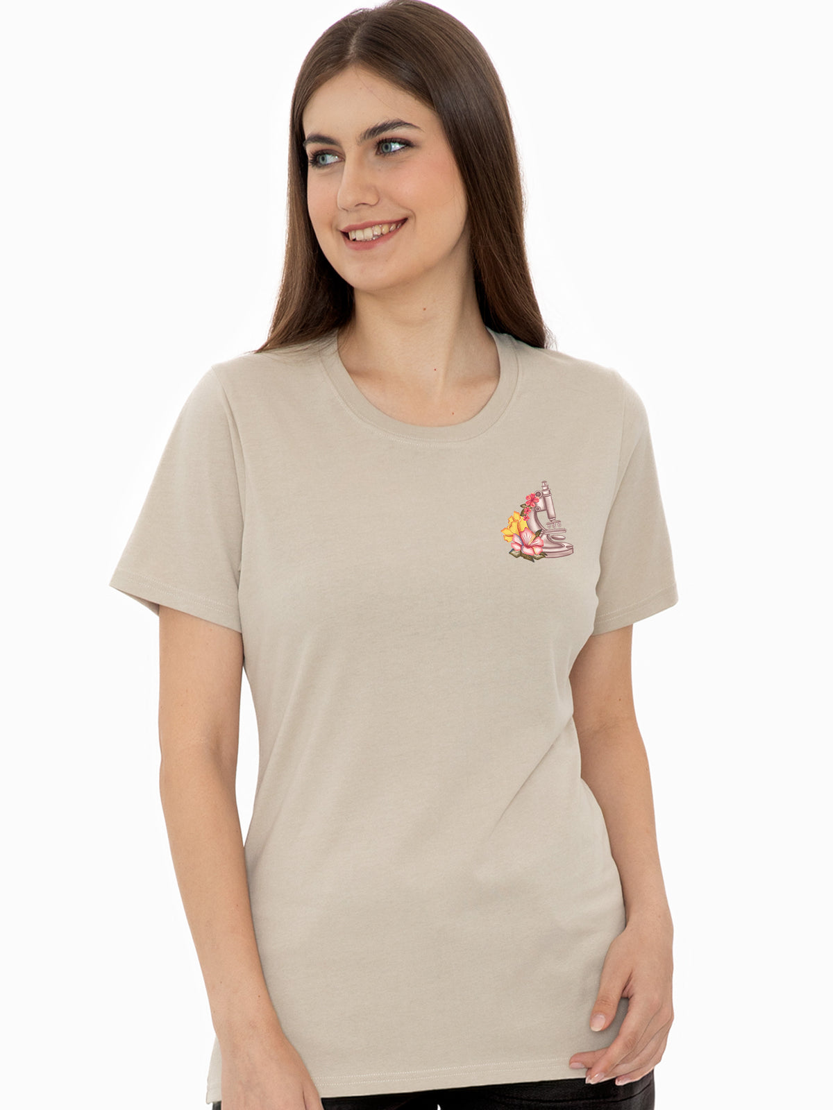 Floral Sketch - Women's Elevated Shift Tee