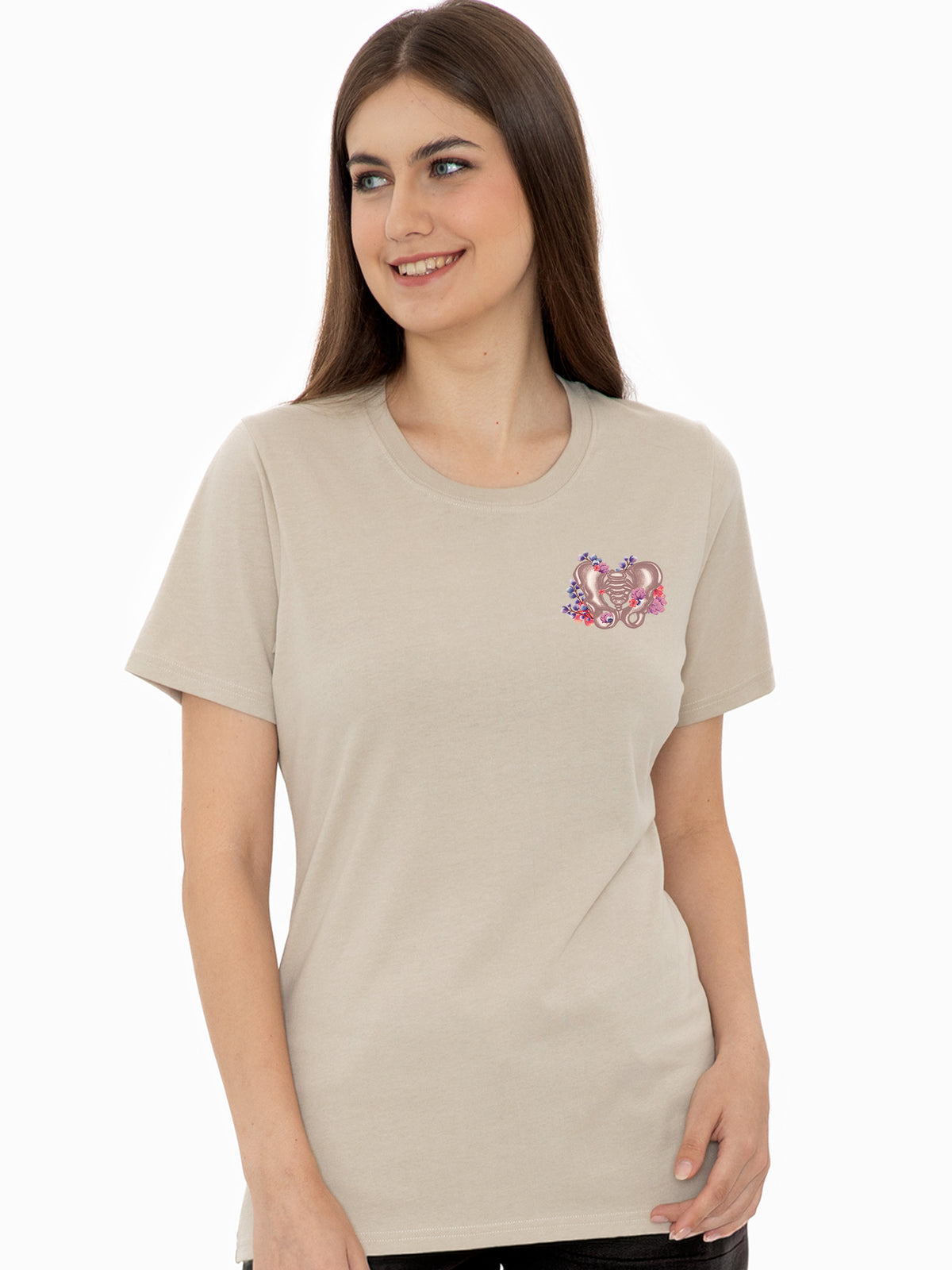 Floral Sketch - Women's Elevated Shift Tee