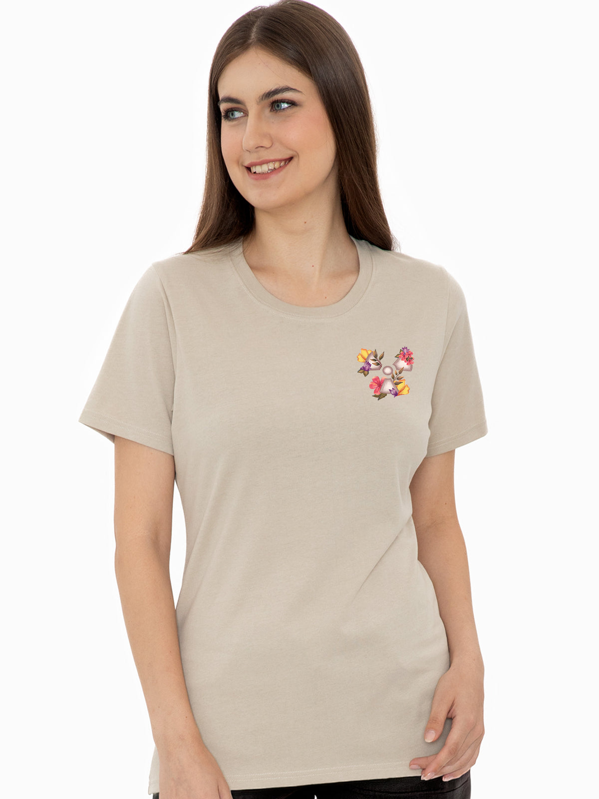 Floral Sketch - Women's Elevated Shift Tee