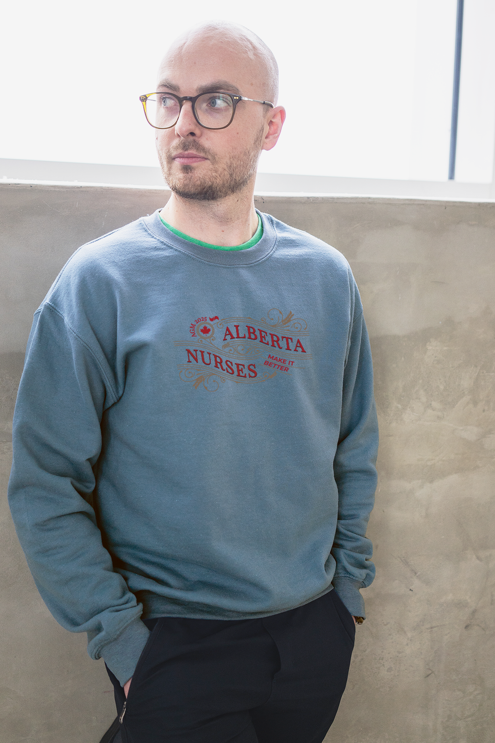 AGM 2025 Logo  - Midweight Non-Pocketed Crew Sweatshirt