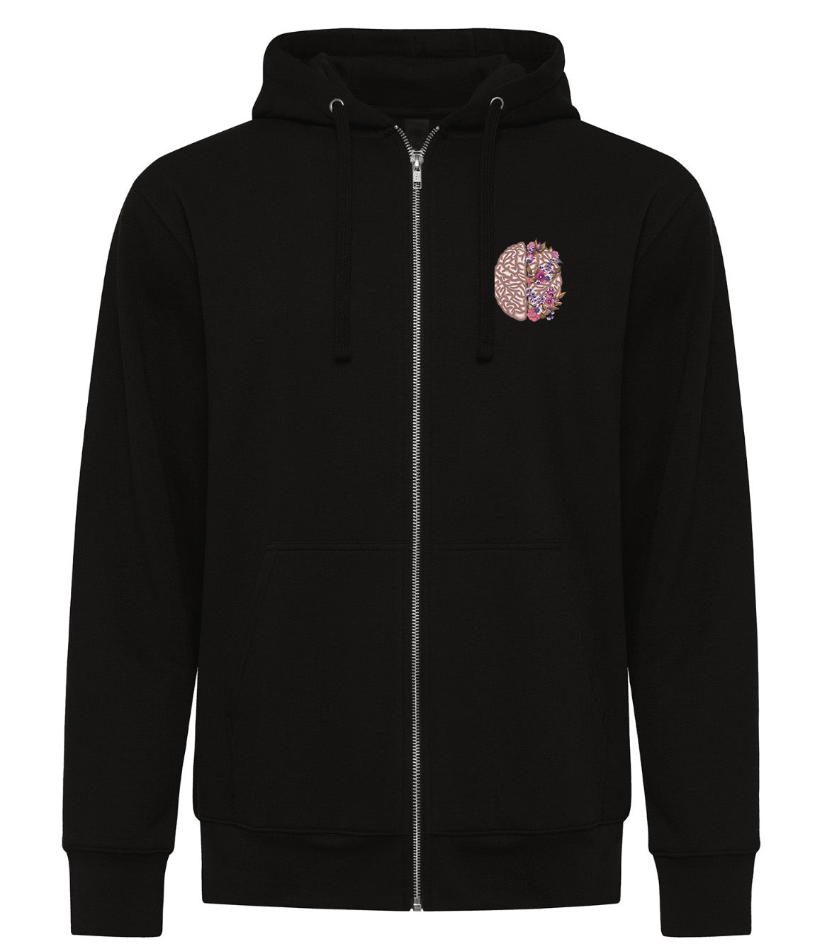 Floral Sketch - AirFleece Zip Hoodie