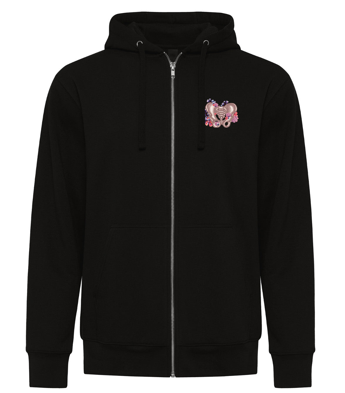 Floral Sketch - AirFleece Zip Hoodie