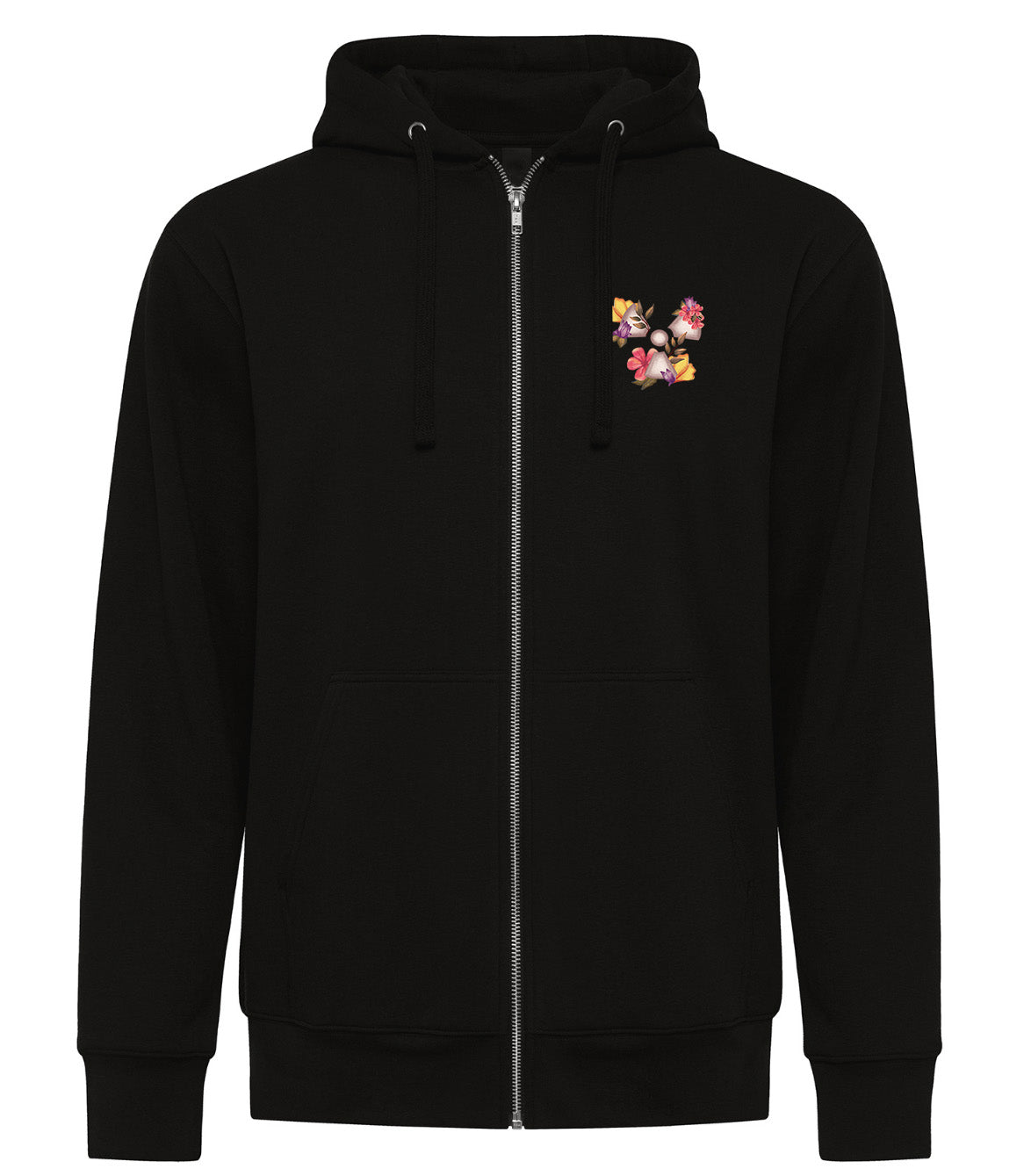 Floral Sketch - AirFleece Zip Hoodie