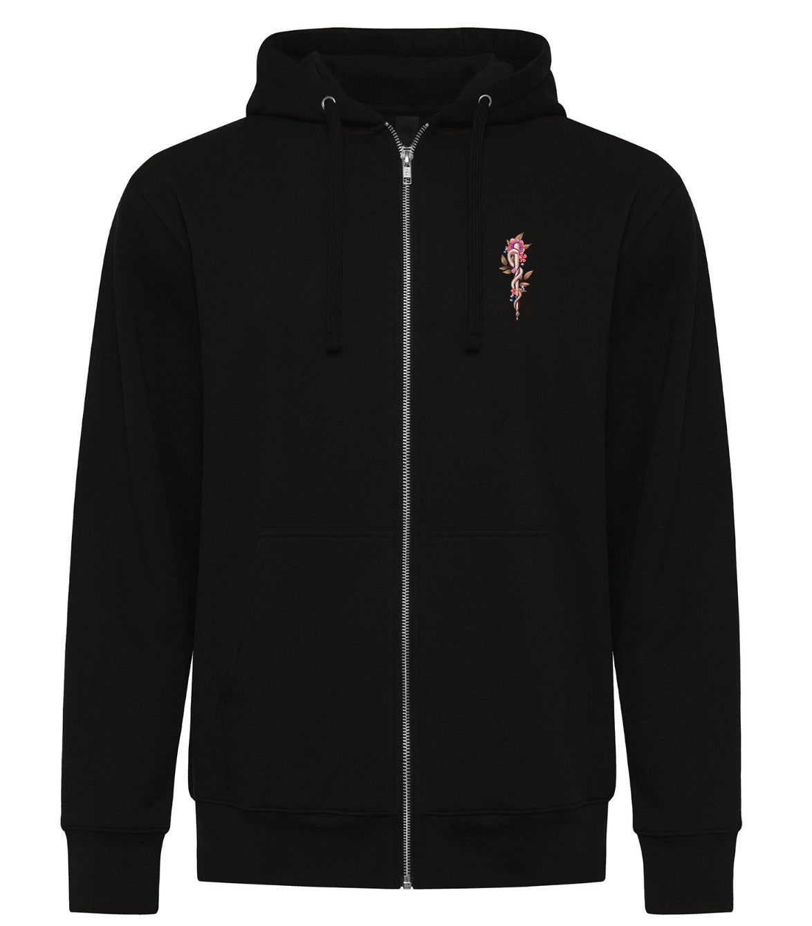 Floral Sketch - AirFleece Zip Hoodie