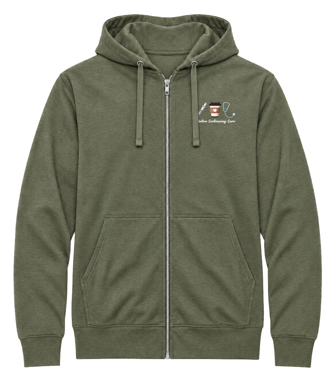 Hinton Continuing Care - AirFleece Zip Hoodie