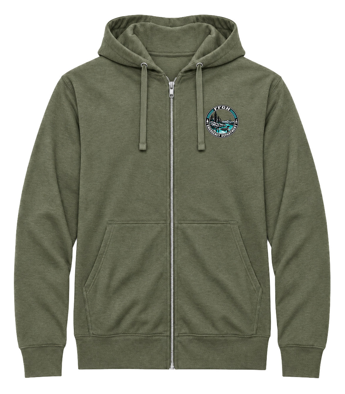 Flin Flon General Hospital Emergency Department - AirFleece Zip Hoodie