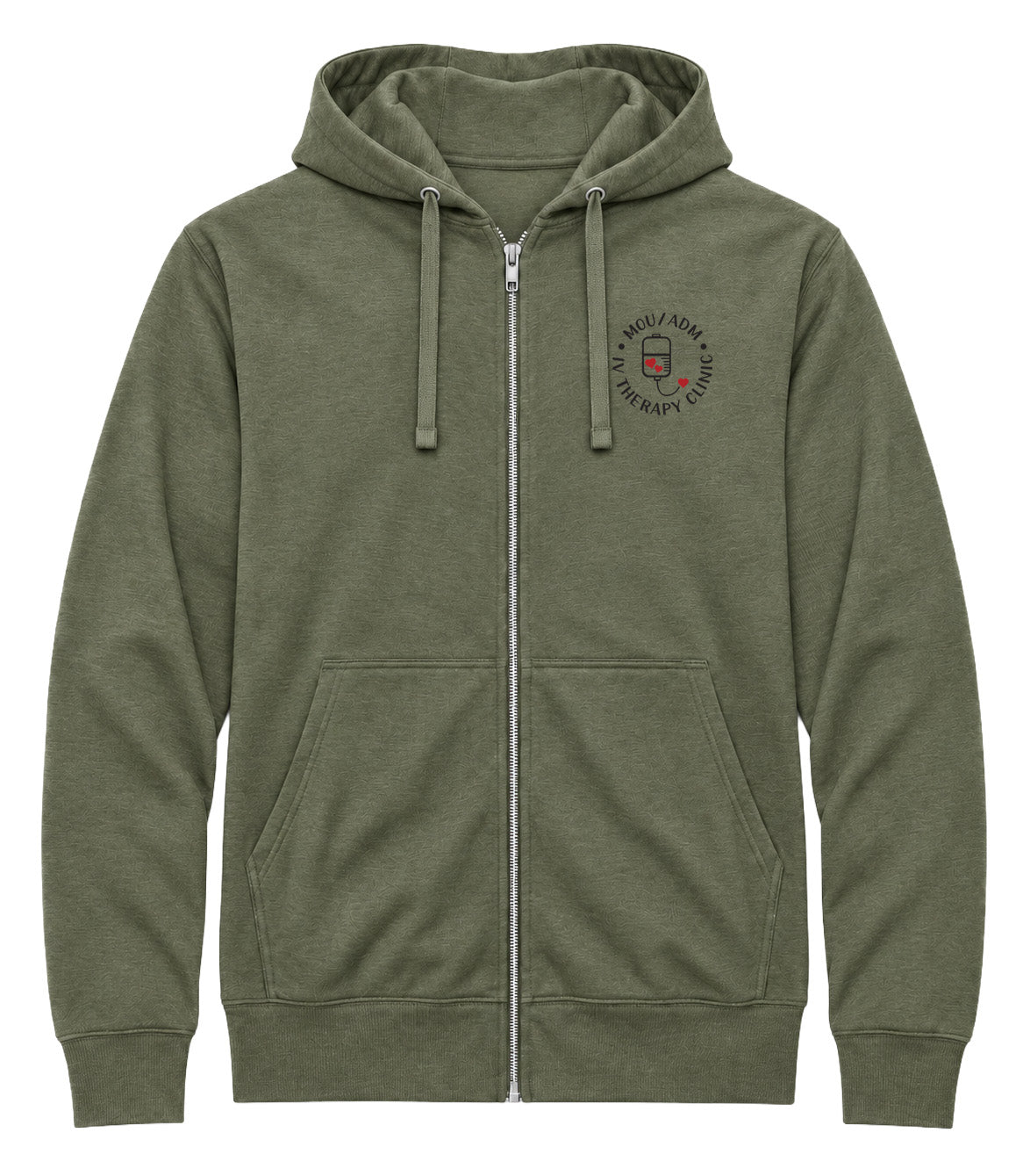 3A Adult Day Medicine/1C3 Medical Outpatient Unit - AirFleece Zip Hoodie