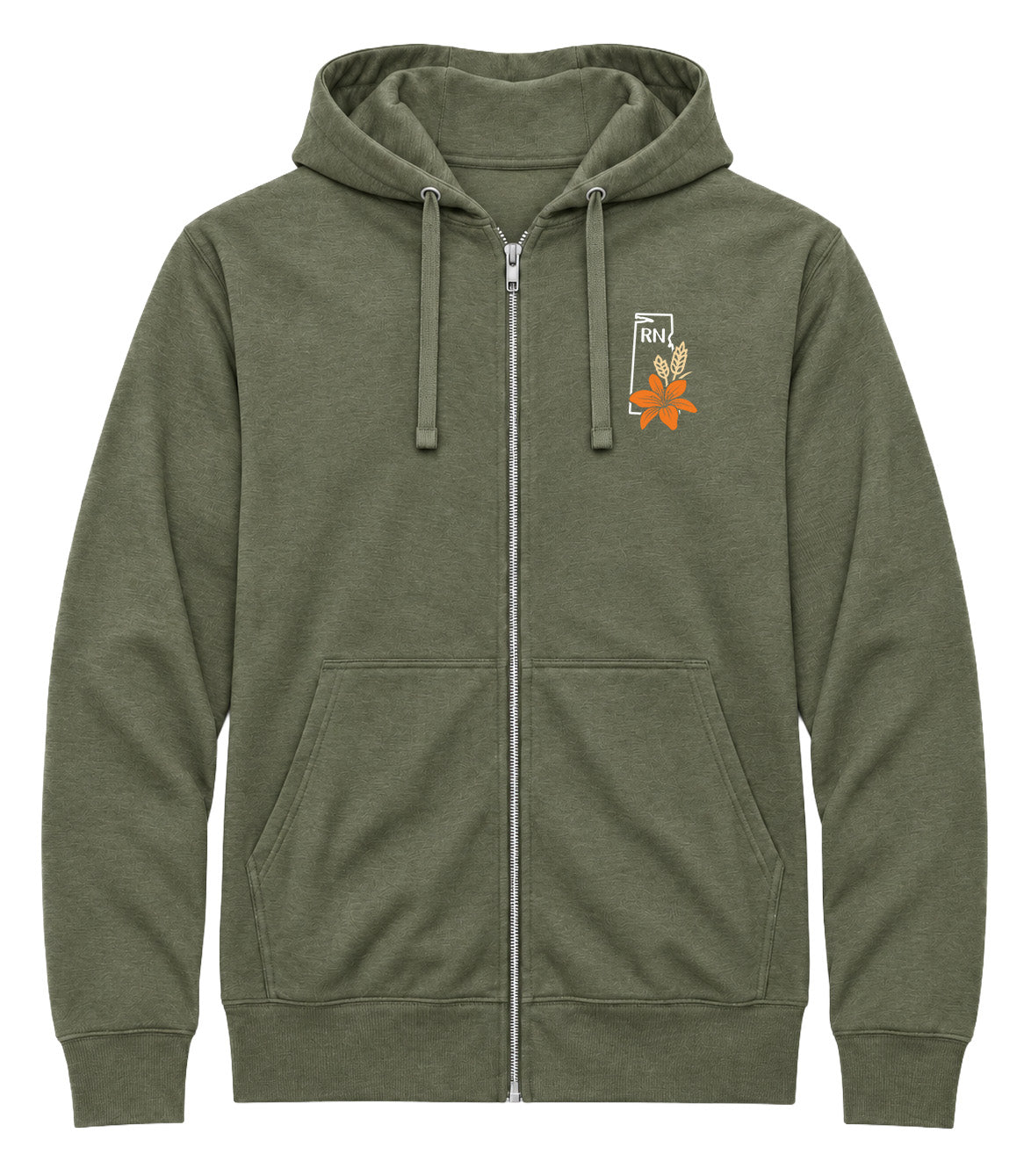 Humboldt Home Care - AirFleece Zip Hoodie