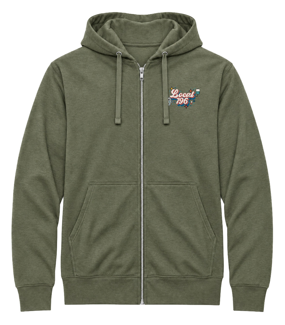 UNA Local 196 - AirFleece Zip Hoodie