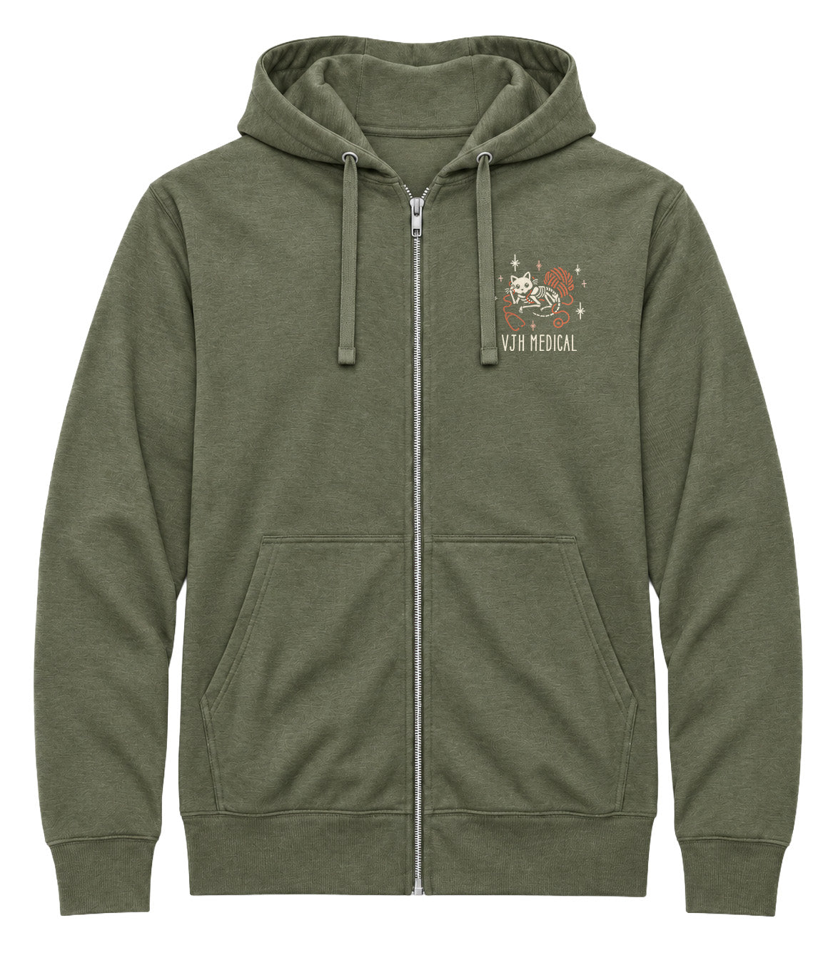 Vernon Jubilee Hospital -  Acute Medical Ward 2EW - AirFleece Zip Hoodie