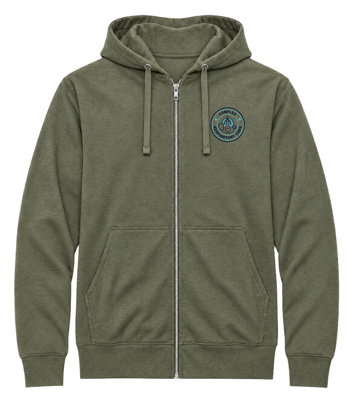 Complex Respiratory Care - Sunflower Lane - AirFleece Zip Hoodie