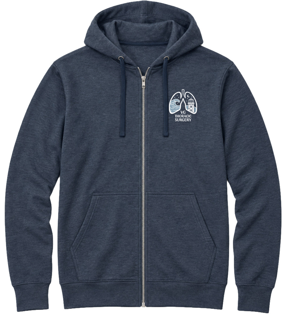 Victoria General Hospital 6B Thoracic Surgery - AirFleece Zip Hoodie