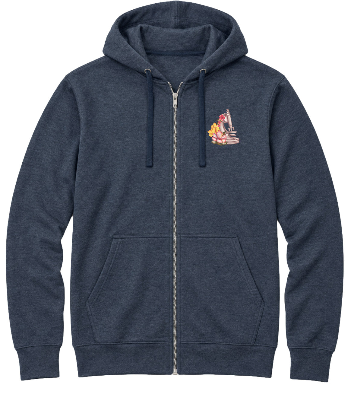 Floral Sketch - AirFleece Zip Hoodie