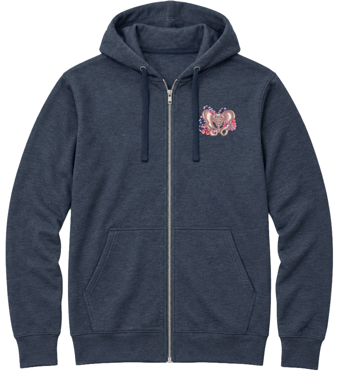 Floral Sketch - AirFleece Zip Hoodie