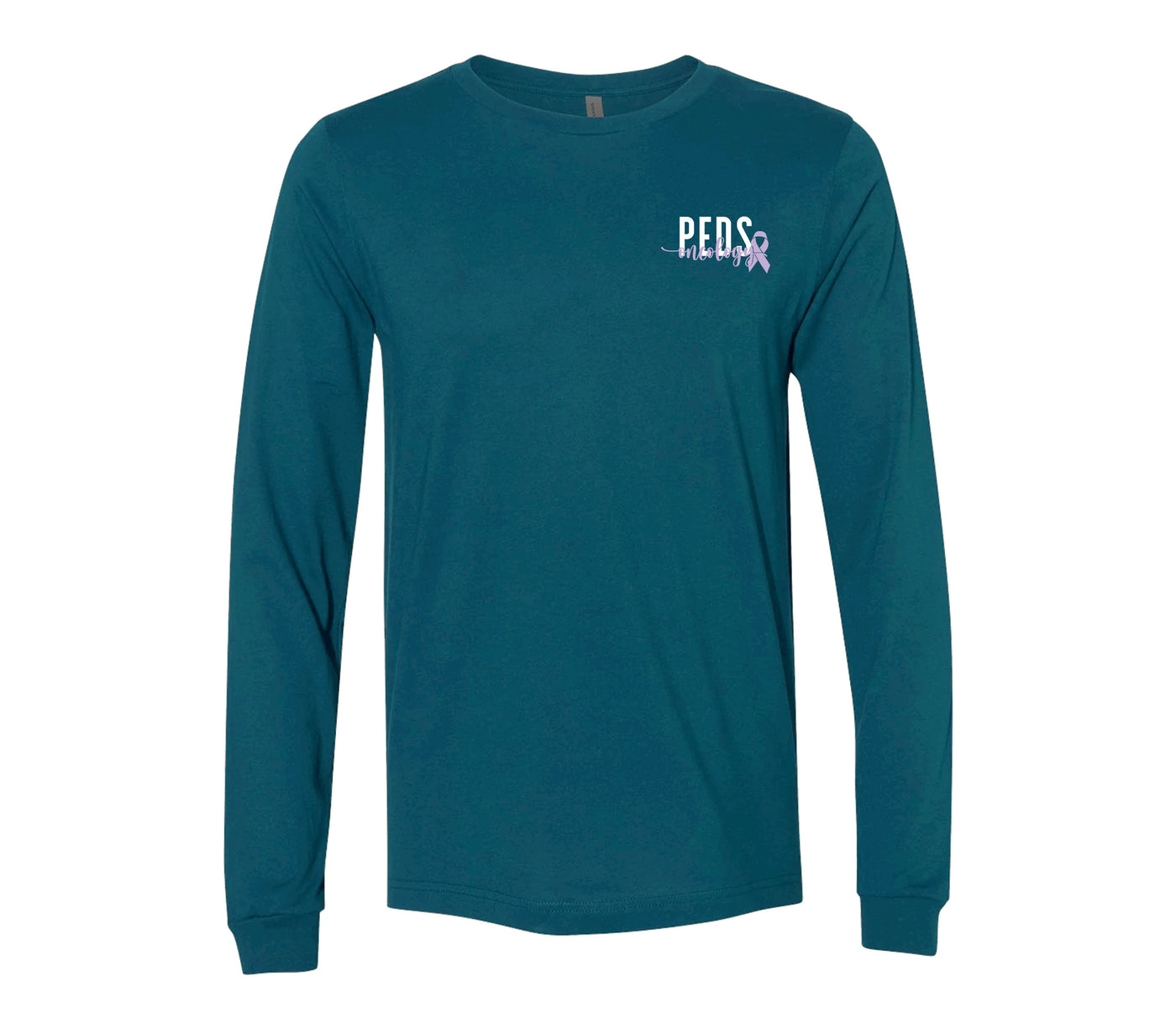 Peds Oncology Ribbon - Long Sleeve