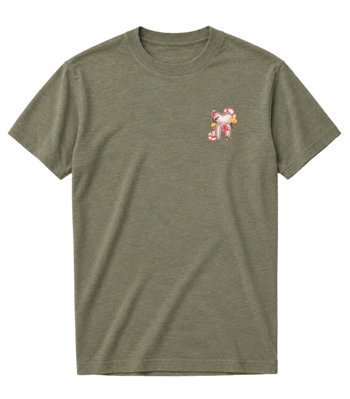 Floral Sketch - Elevated Shift Tee
