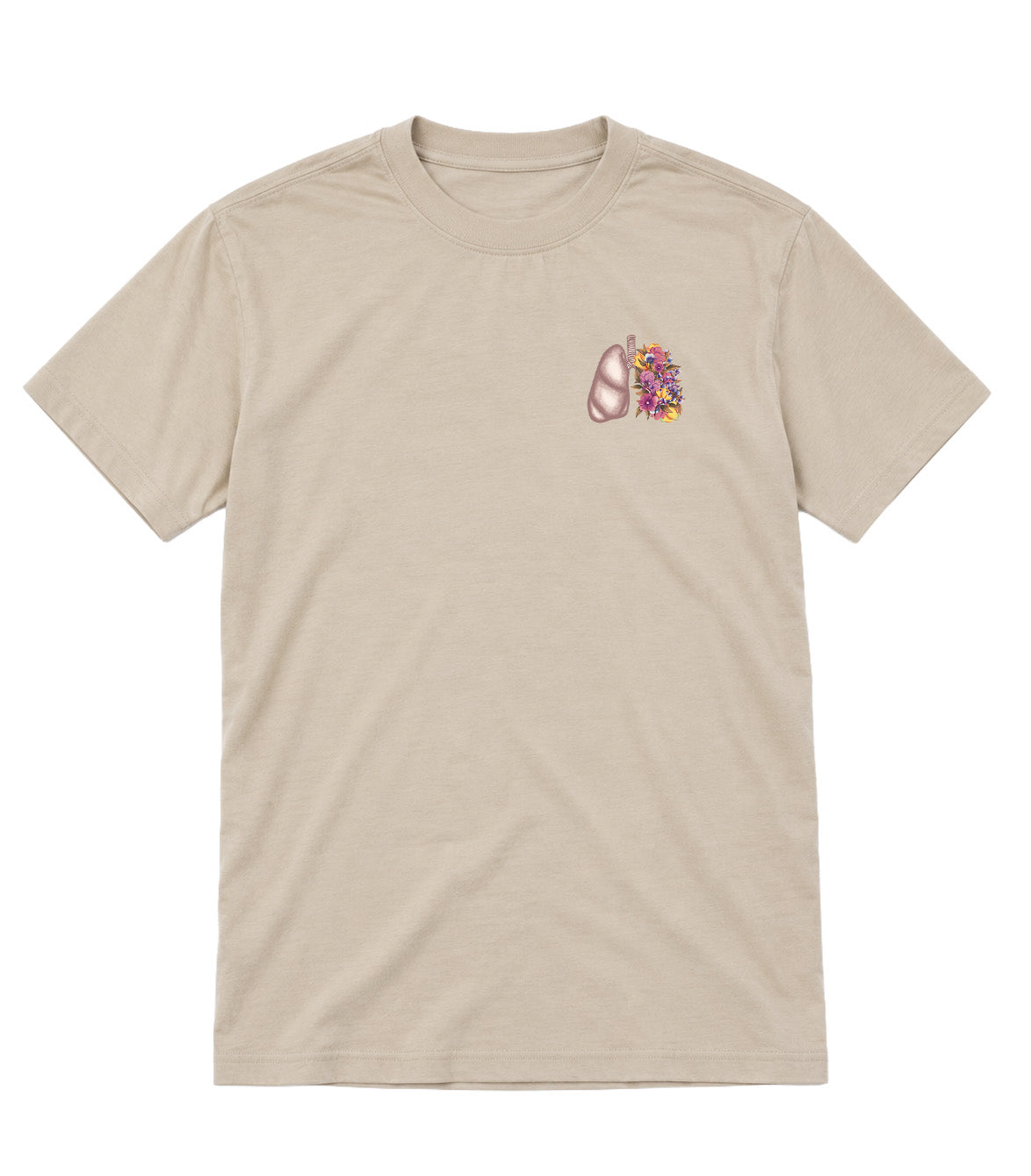 Floral Sketch - Elevated Shift Tee