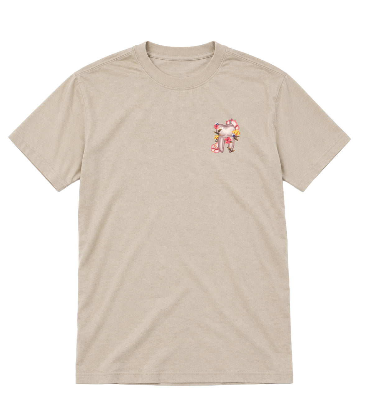 Floral Sketch - Elevated Shift Tee