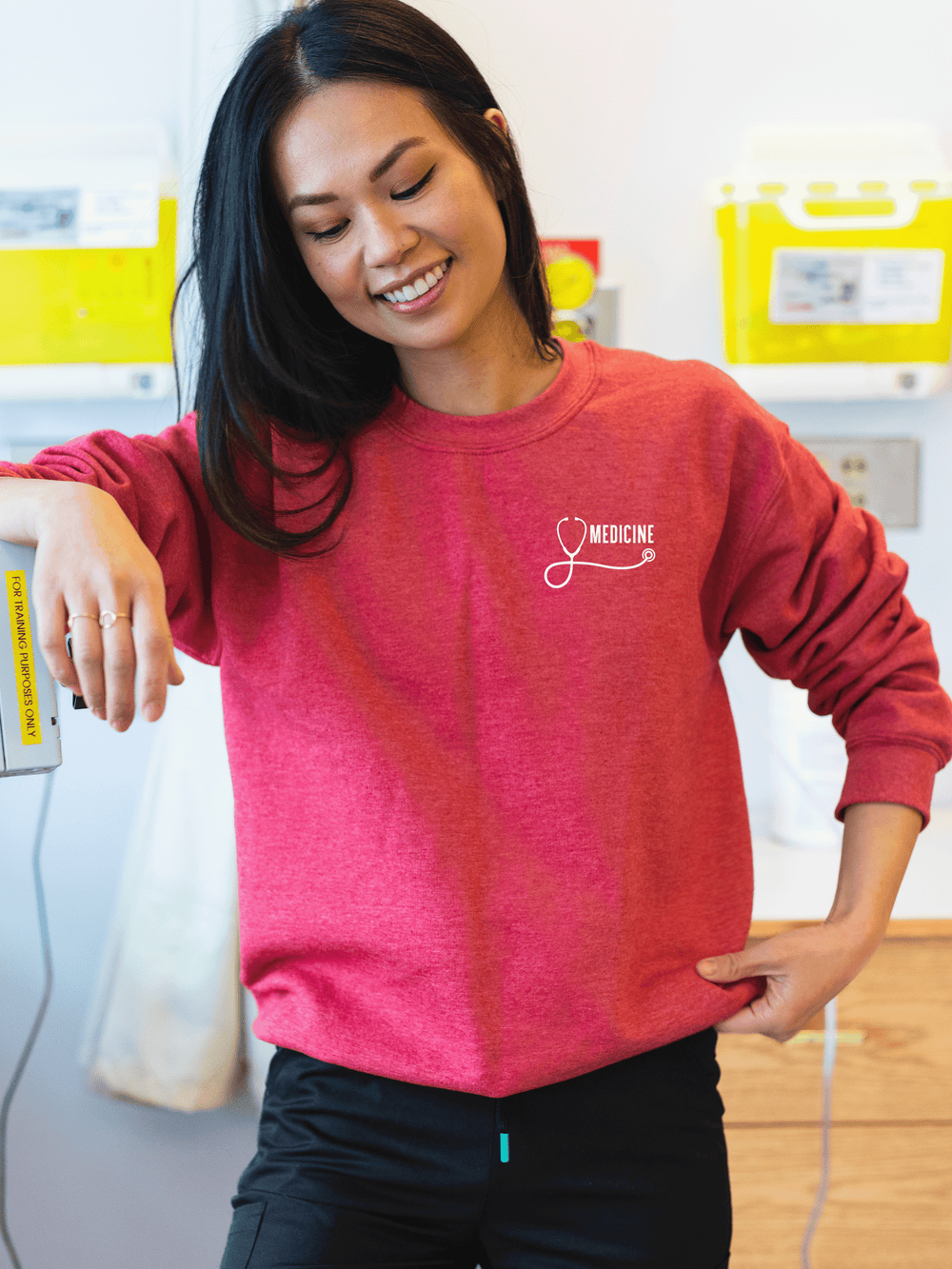 Regina Pasqua Hospital 3B Medicine - Non-Pocketed Crew Sweatshirt