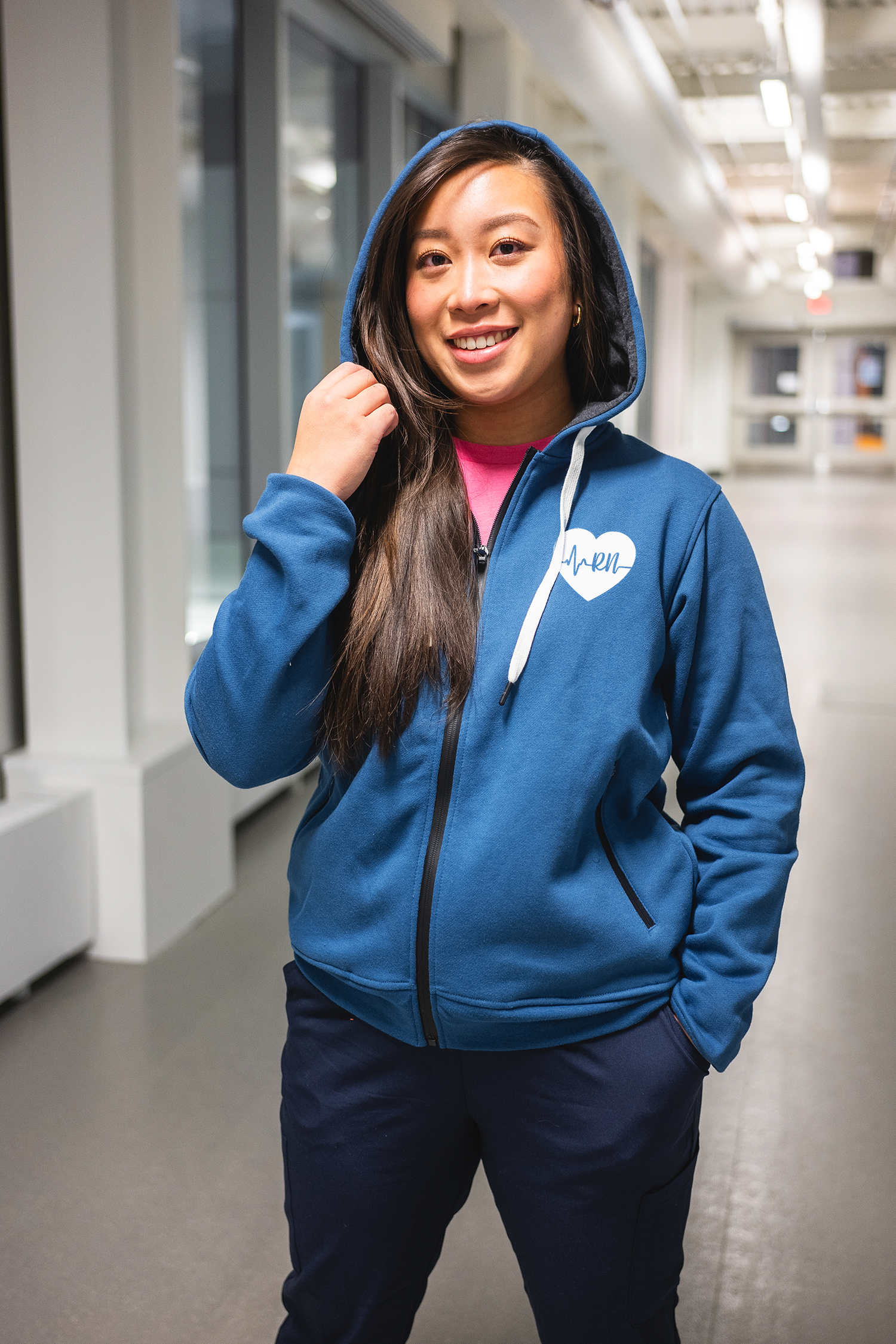 ECG Heart - PRN Lux Hoodie