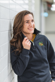 Botanical Anatomy - Elevate 1/4 Zip Sweater - Lubdub Apparel