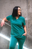 Imprint - Rosa Scrub Top