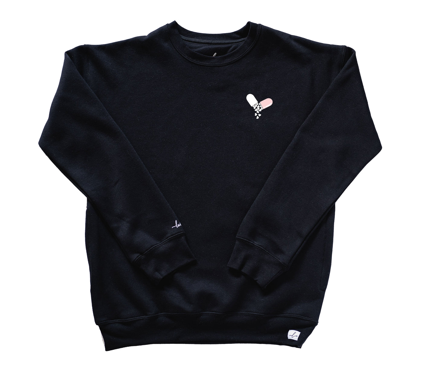 Capsule of Hearts - Pocketed Crew Sweatshirt