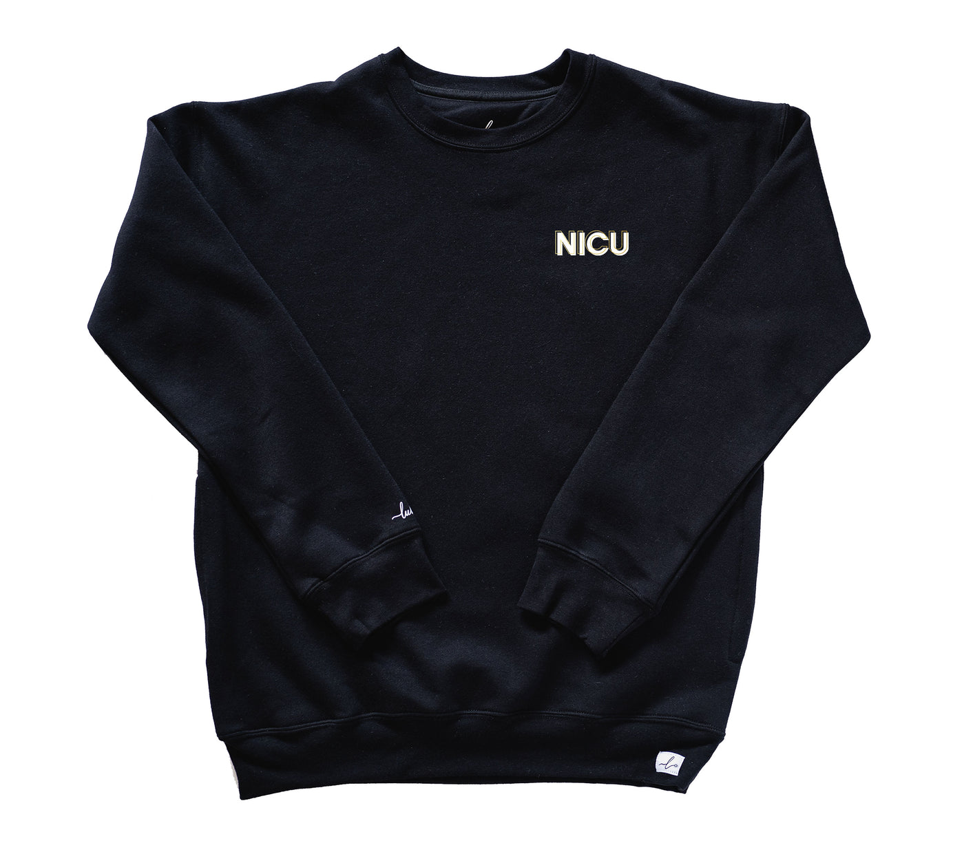 NICU Creds - Pocketed Crew Sweatshirt