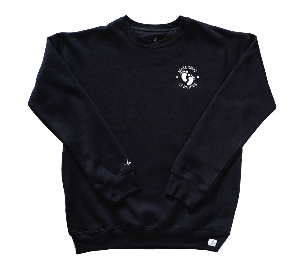 Jim Pattison Children's Hospital Maternal Services - Pocketed Crew Sweatshirt