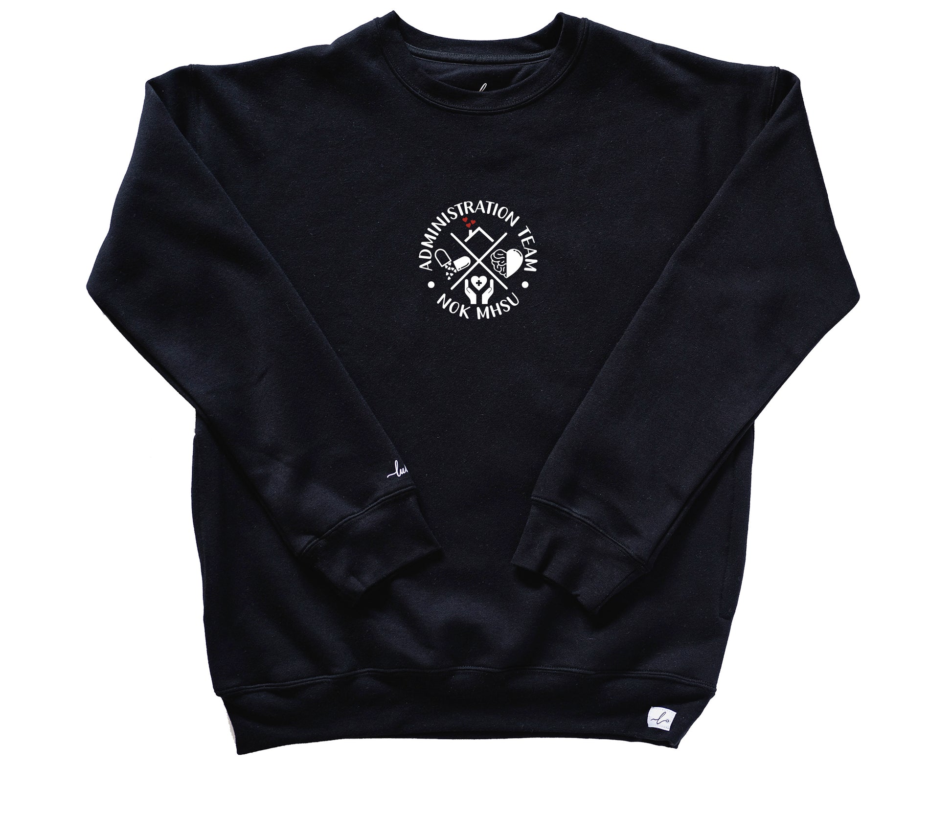 NOK Mental Health and Substance Use Administrative Team - Pocketed Crew Sweatshirt - Lubdub Apparel