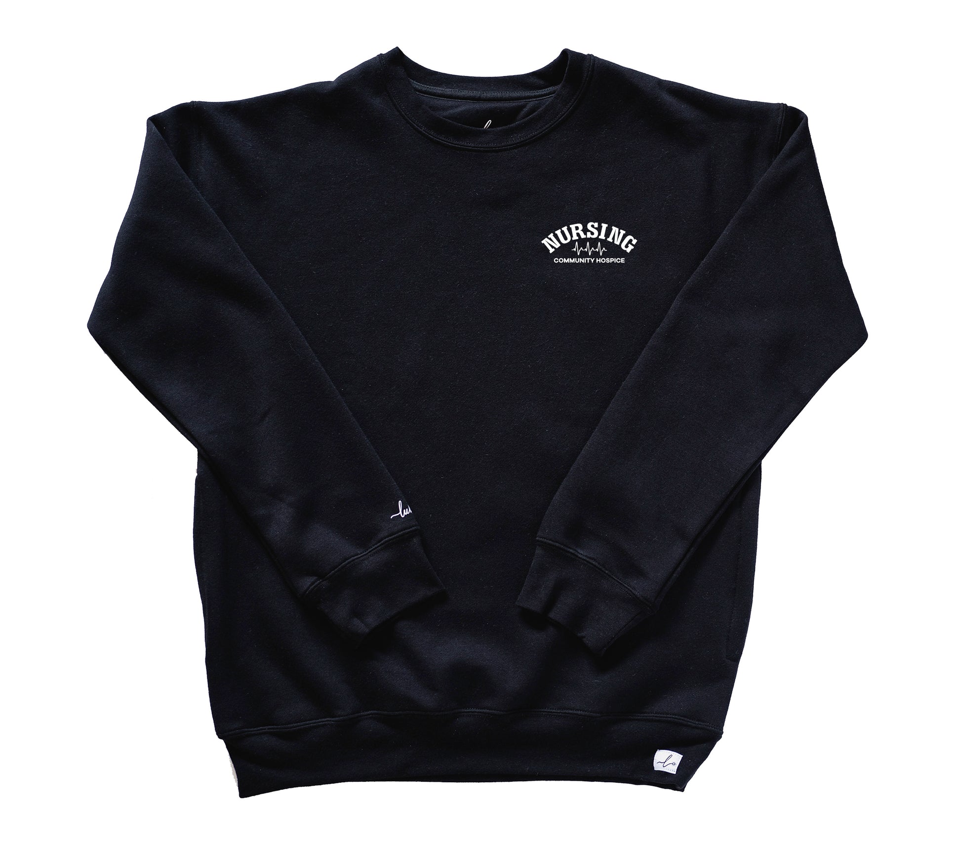 Nursing Community Hospice - ONA Local 7 - Pocketed Crew Sweatshirt - Lubdub Apparel