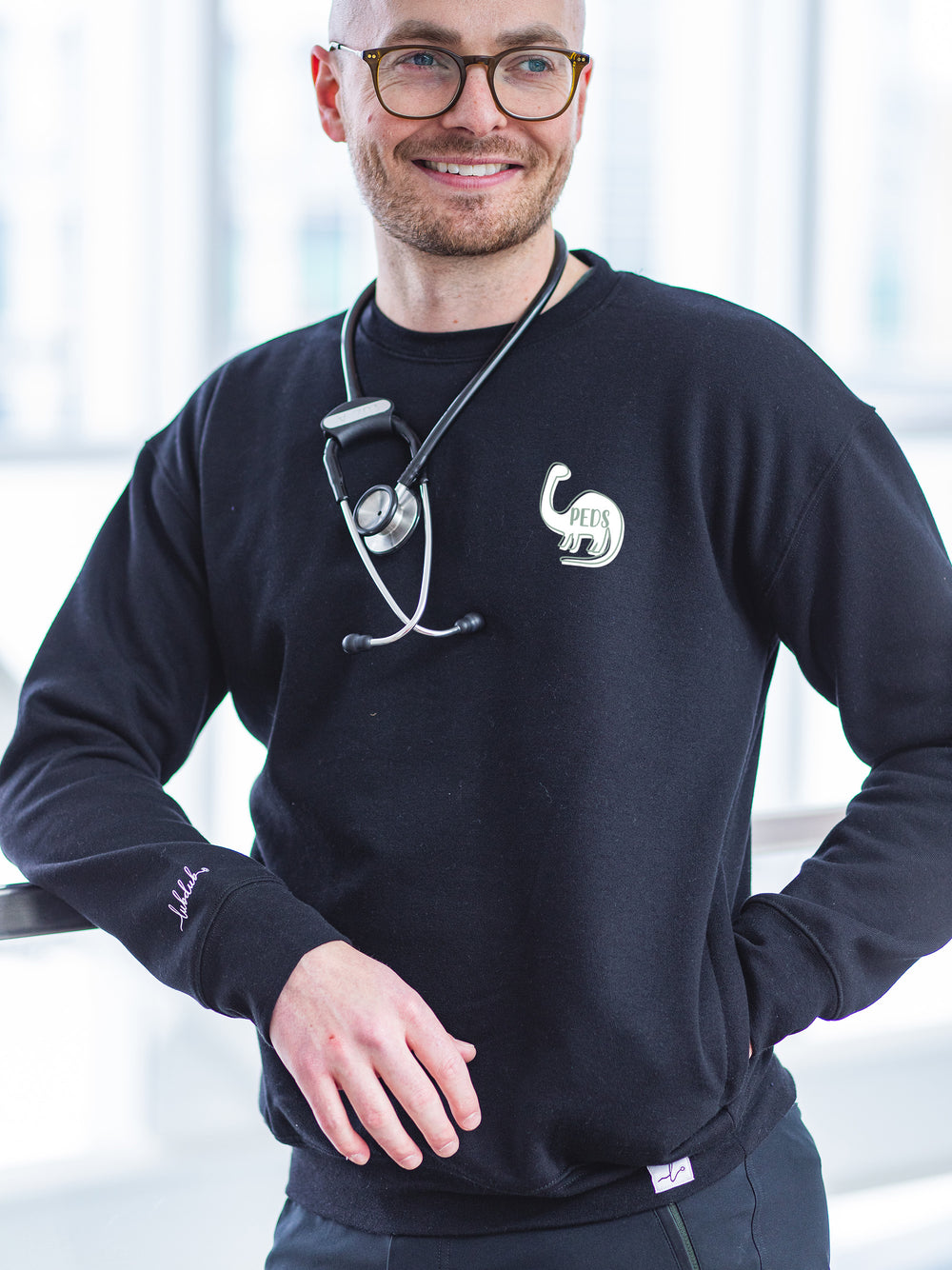 Kelowna General Hospital Pediatrics - Pocketed Crew Sweatshirt