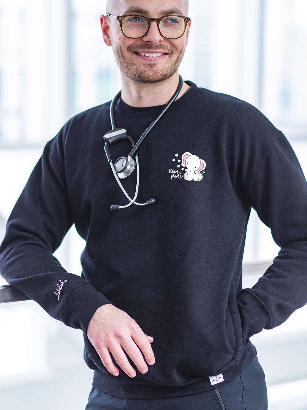 Kelowna General Hospital Pediatrics - Pocketed Crew Sweatshirt