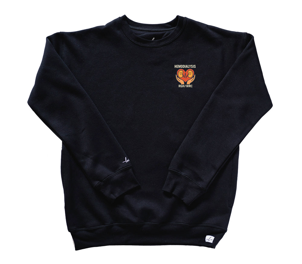 Regina General Hospital Hemodialysis Unit - Round 2 - Pocketed Crew Sweatshirt
