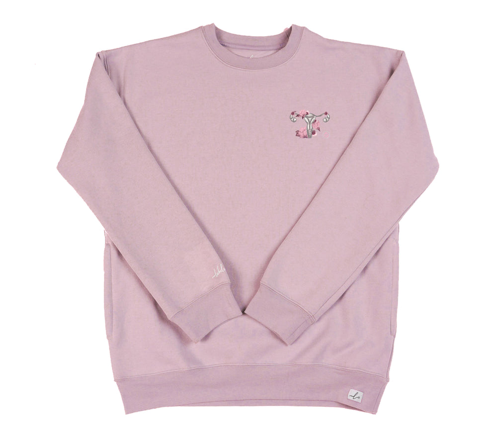 The Mama Coach - Pocketed Crew Sweatshirt - Lubdub Apparel