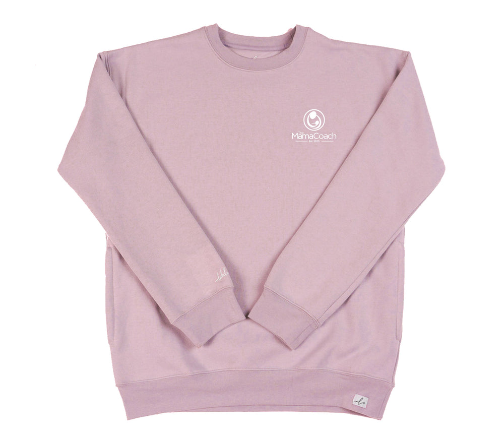 The Mama Coach - Pocketed Crew Sweatshirt - Lubdub Apparel