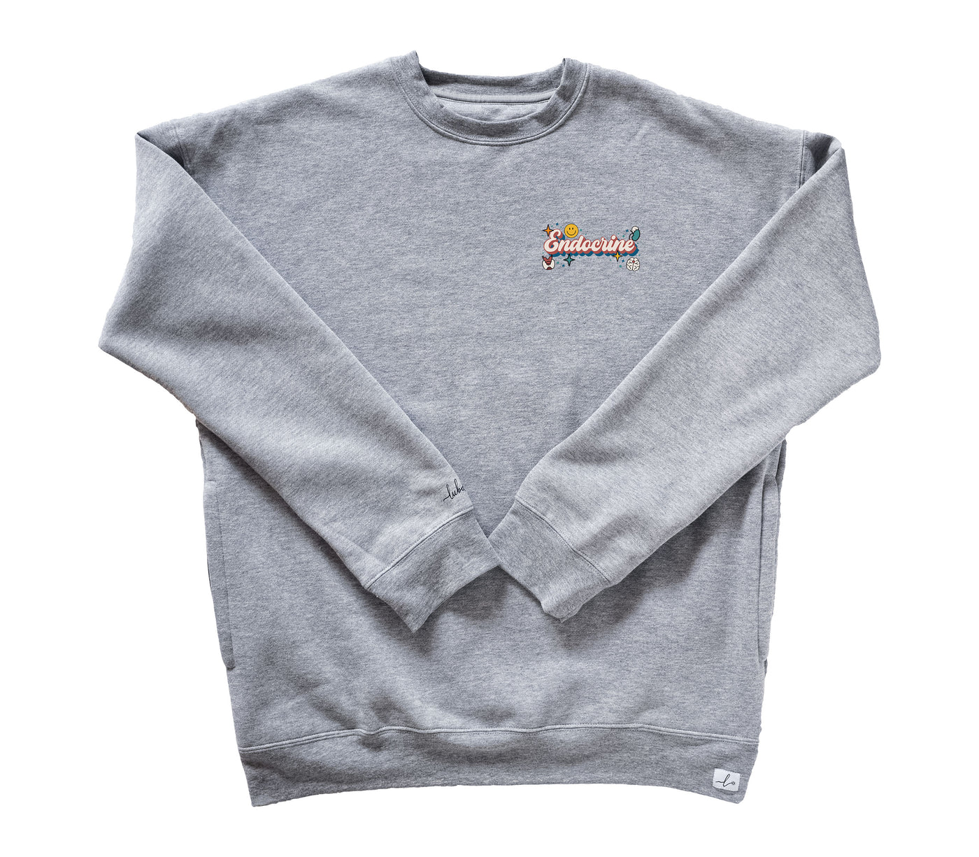 Endocrine Retro - Pocketed Crew Sweatshirt
