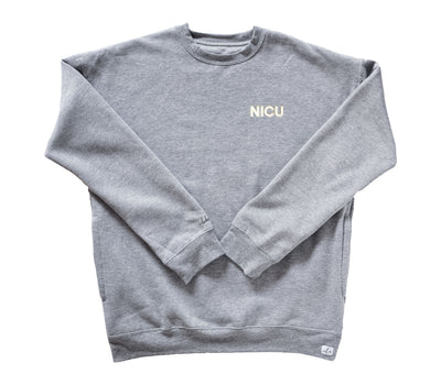 NICU Creds - Pocketed Crew Sweatshirt