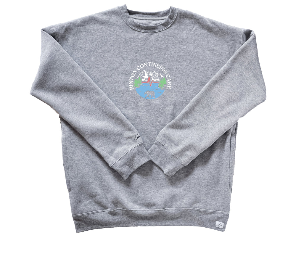 Hinton Continuing Care - Pocketed Crew Sweatshirt