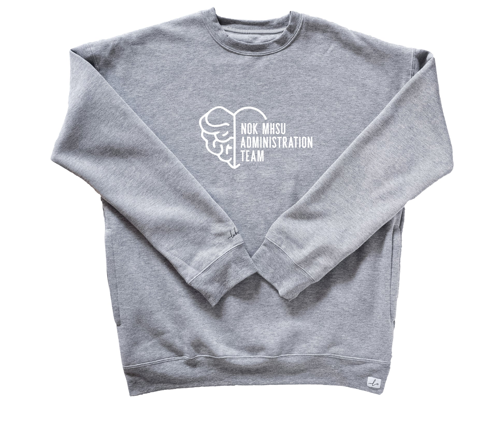 NOK Mental Health and Substance Use Administrative Team - Pocketed Crew Sweatshirt - Lubdub Apparel