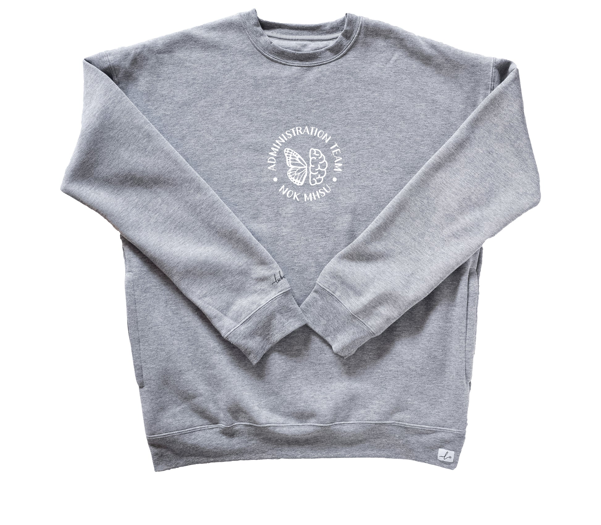 NOK Mental Health and Substance Use Administrative Team - Pocketed Crew Sweatshirt - Lubdub Apparel